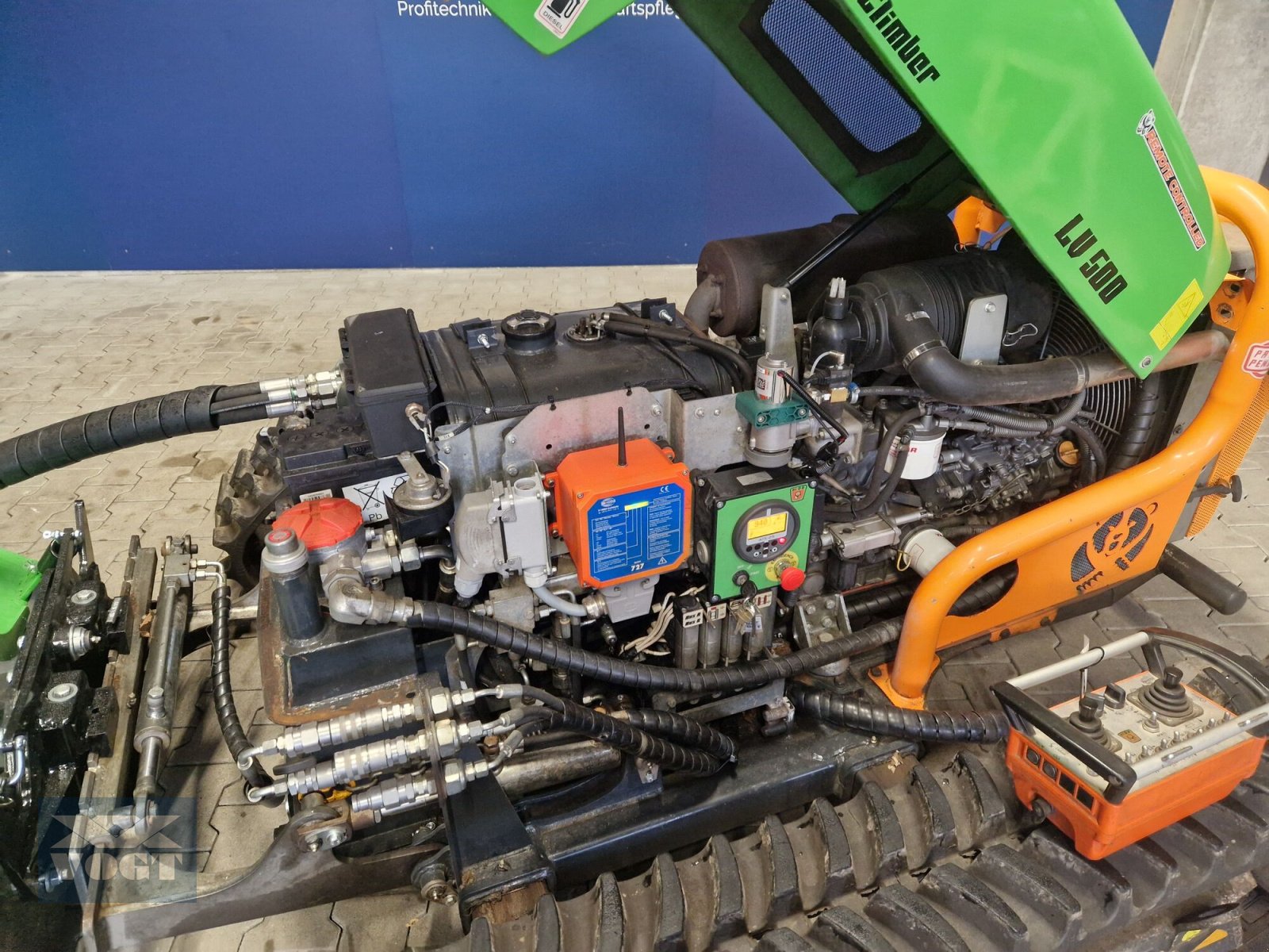 Böschungsmähgerät Türe ait MDB LV500 Mulchraupe /Mähraupe inkl. Dragone V-130 Schlegelmulcher, Gebrauchtmaschine içinde Schmallenberg (resim 13)