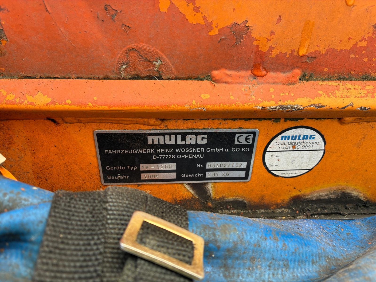 Böschungsmähgerät des Typs Mulag MK 1200, Gebrauchtmaschine in Wiedemar (Bild 3)