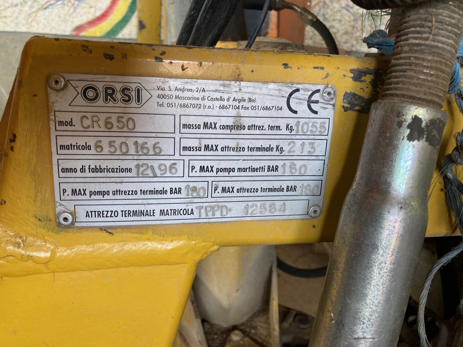 Böschungsmähgerät des Typs Orsi CR650, Gebrauchtmaschine in Geiselhöring (Bild 2)