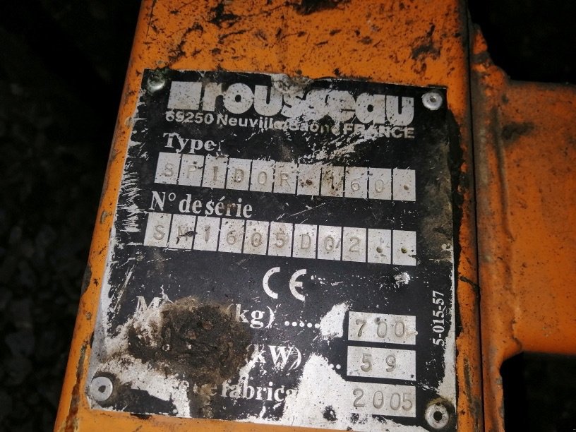 Böschungsmähgerät a típus Rousseau SPIDOR 160, Gebrauchtmaschine ekkor: Castel-Sarrazin (Kép 3)