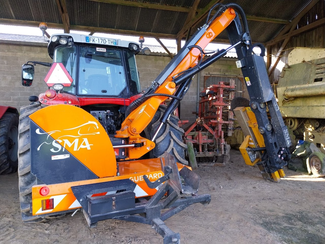 Böschungsmähgerät typu SMA Guépard 2473, Gebrauchtmaschine v MONTAUBAN DE BRETAGNE (Obrázek 1)