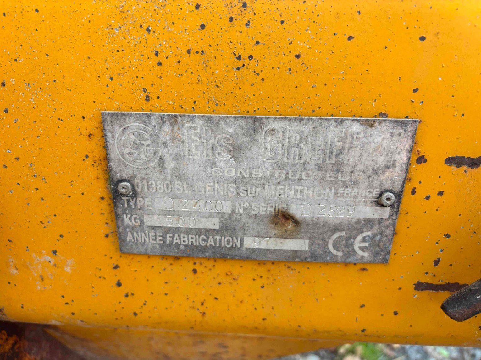 Böschungsmähgerät of the type Sonstige Cureuse de fossés D2400 Agram, Gebrauchtmaschine in LA SOUTERRAINE (Picture 4)