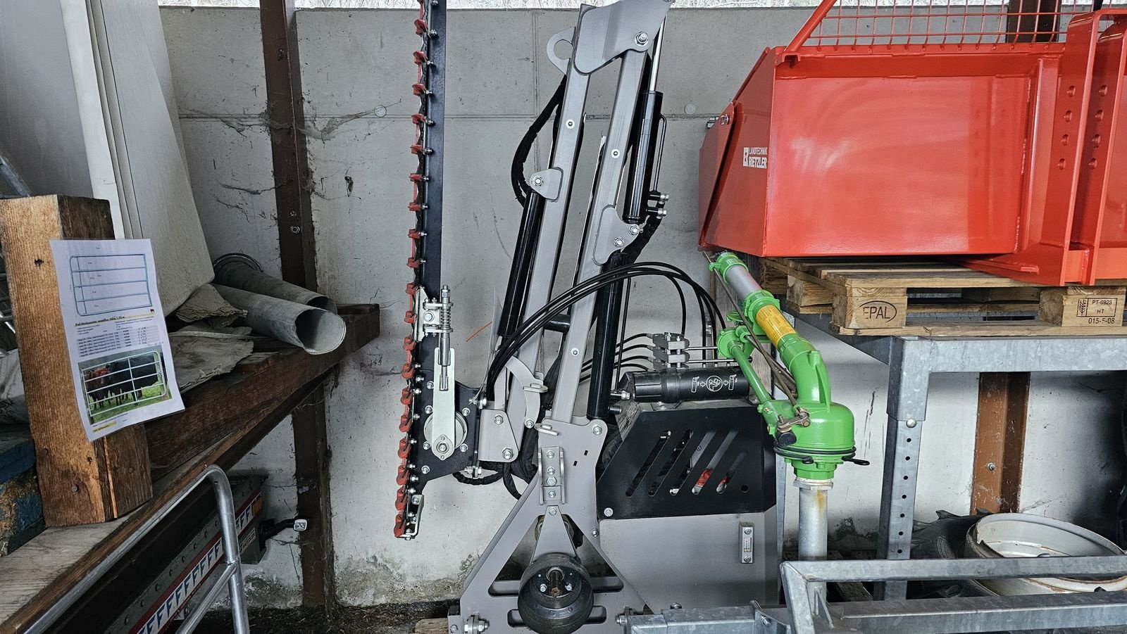 Böschungsmähgerät des Typs Sonstige Jansen HMS 100 /180, Vorführmaschine in Ried im Oberinntal (Bild 4)