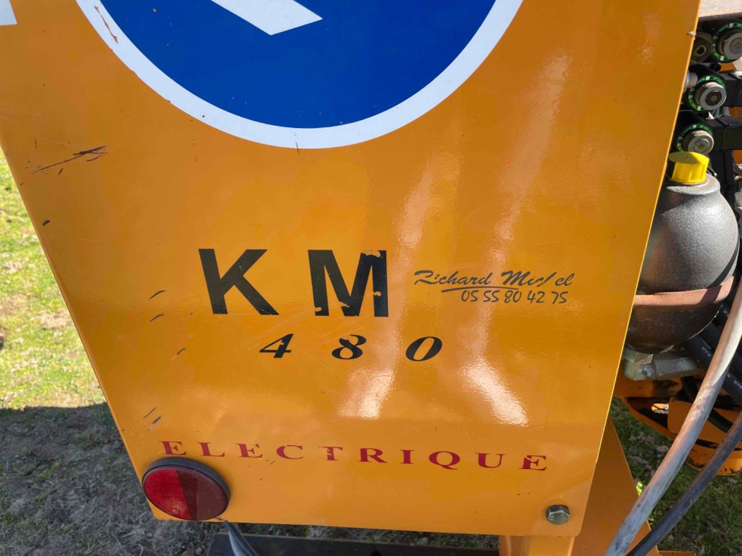 Böschungsmähgerät des Typs Sonstige KM480, Gebrauchtmaschine in LA SOUTERRAINE (Bild 4)