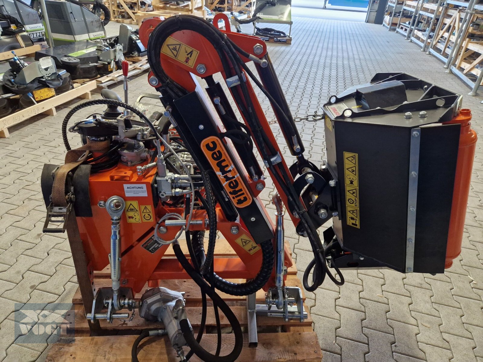 Böschungsmähgerät Türe ait Tifermec DEC 300F FR inkl. Mulchkopf T-60 G CS Auslegemulcher für Traktor-Lagergerät, Neumaschine içinde Schmallenberg (resim 5)