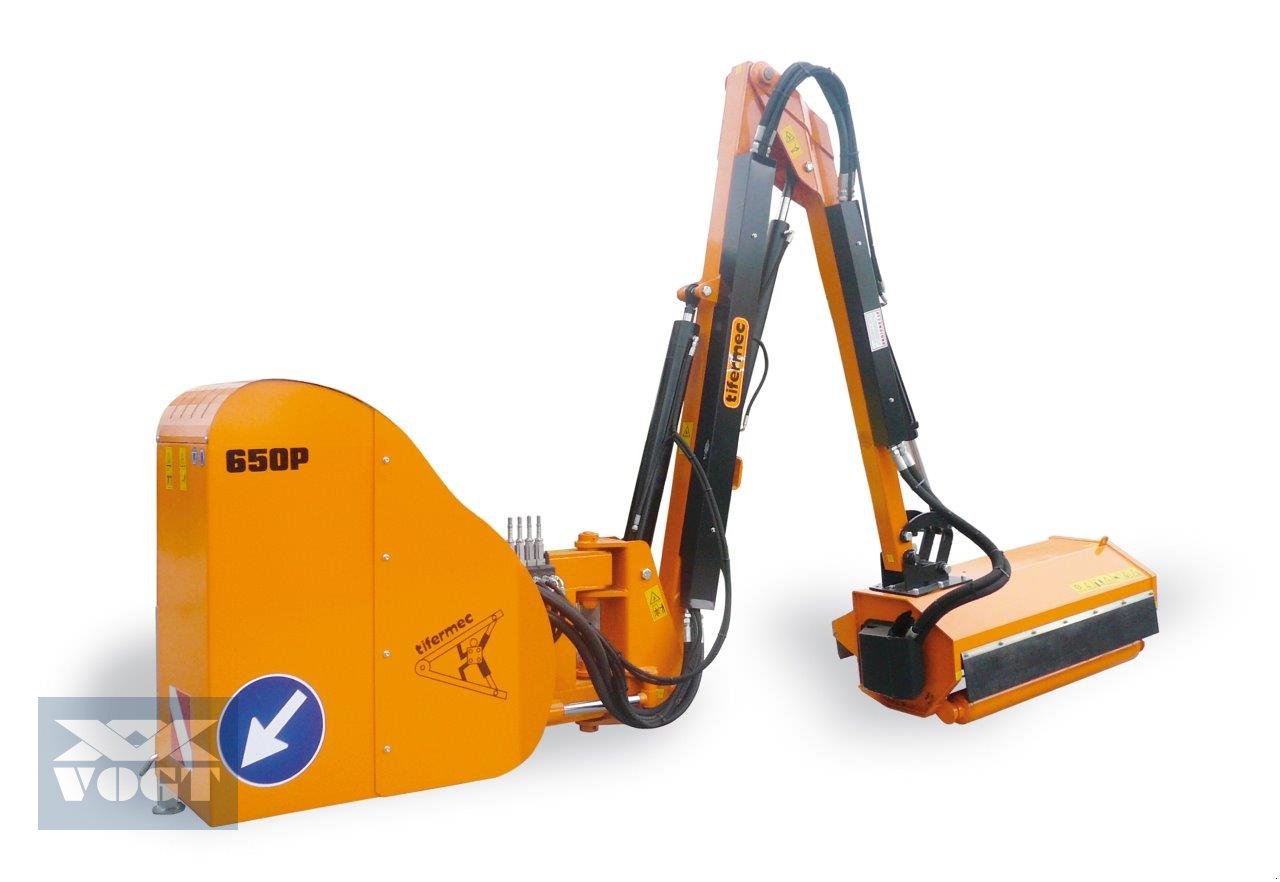 Böschungsmähgerät des Typs Tifermec DEC650P inkl. Mulchkopf T-130P Auslegemulcher /Böschungsmulcher, Neumaschine in Schmallenberg (Bild 1)