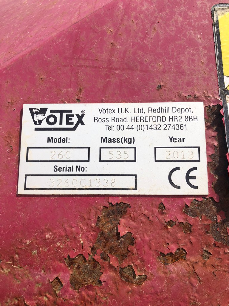 Böschungsmähgerät typu Votex VOTEX 260, Gebrauchtmaschine w BERGERES SOUS MONTMIRAIL (Zdjęcie 11)