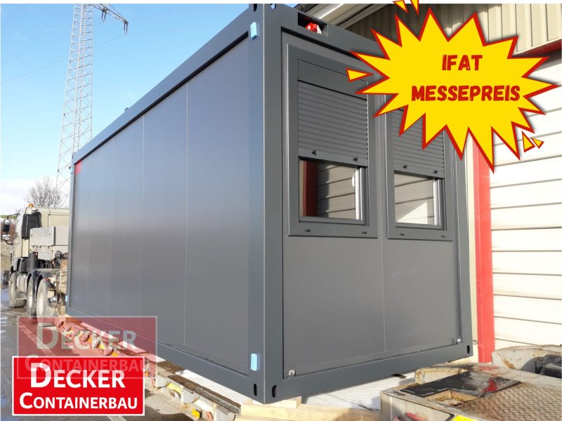Bürocontainer des Typs Decker Container Bürocontainer 20ft, Staplertaschen,IFAT-Messepreis,7.550 € netto, Neumaschine in Armstorf