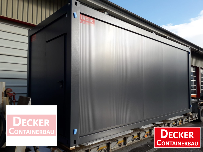 Bürocontainer des Typs Decker Container Bürocontainer 20ft, Staplertaschen,IFAT-Messepreis,7.550 € netto, Neumaschine in Armstorf (Bild 1)