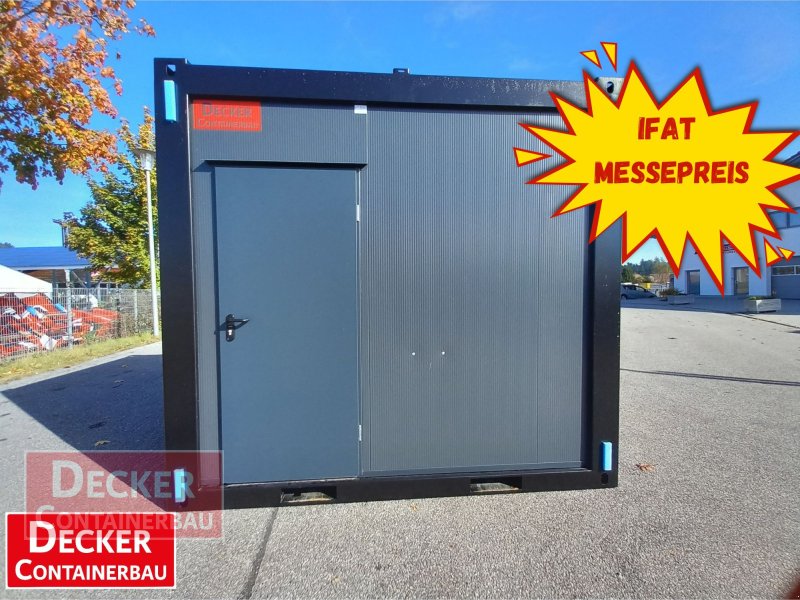 Bürocontainer типа Decker Container Sanitärcontainer 10ft, Dusche und WC, IFAT-Messepreis,8550€ netto, sofort verfügbar, Neumaschine в Armstorf (Фотография 1)