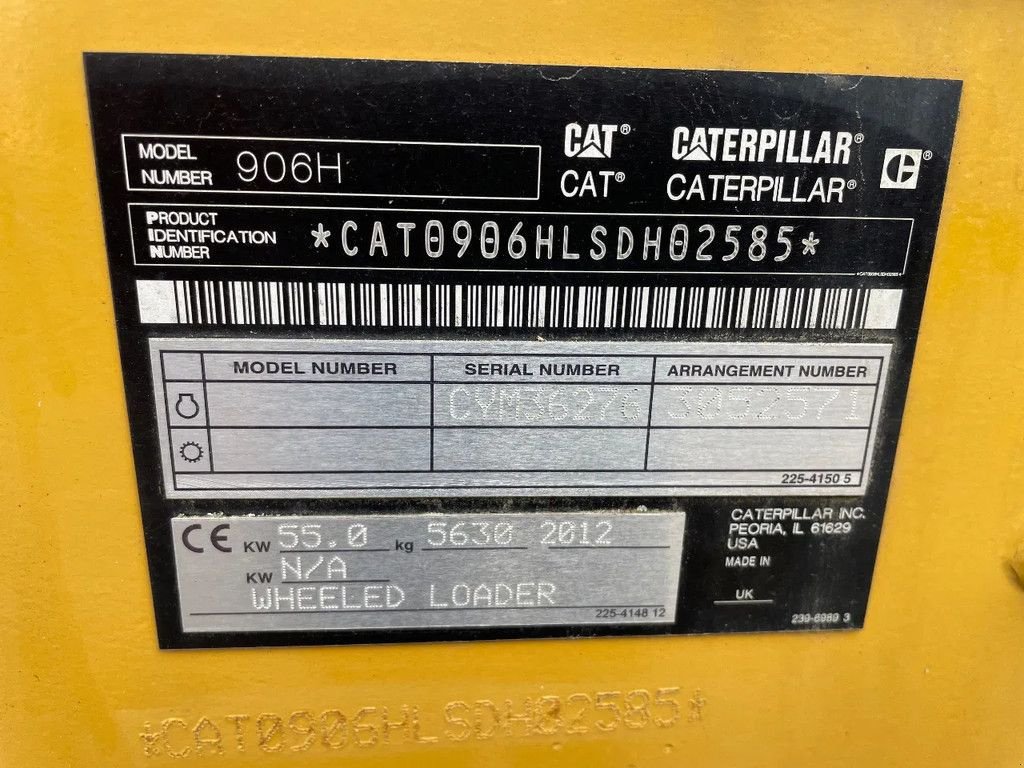 Bulldozer typu Caterpillar 906H met Klapschauffel 1.900 uhr !! Nieuwstaat !!, Gebrauchtmaschine v Kerkrade (Obrázek 5)