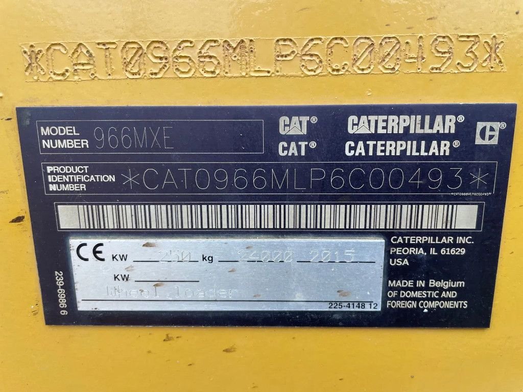 Bulldozer типа Caterpillar 966M XE Nieuwstaat !! 16.500 uur !! DIREKT INZETBAAR !!, Gebrauchtmaschine в Kerkrade (Фотография 4)
