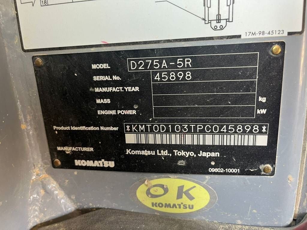 Bulldozer des Typs Komatsu D275A-5R (Saudi Arabia), Gebrauchtmaschine in Stabroek (Bild 7)