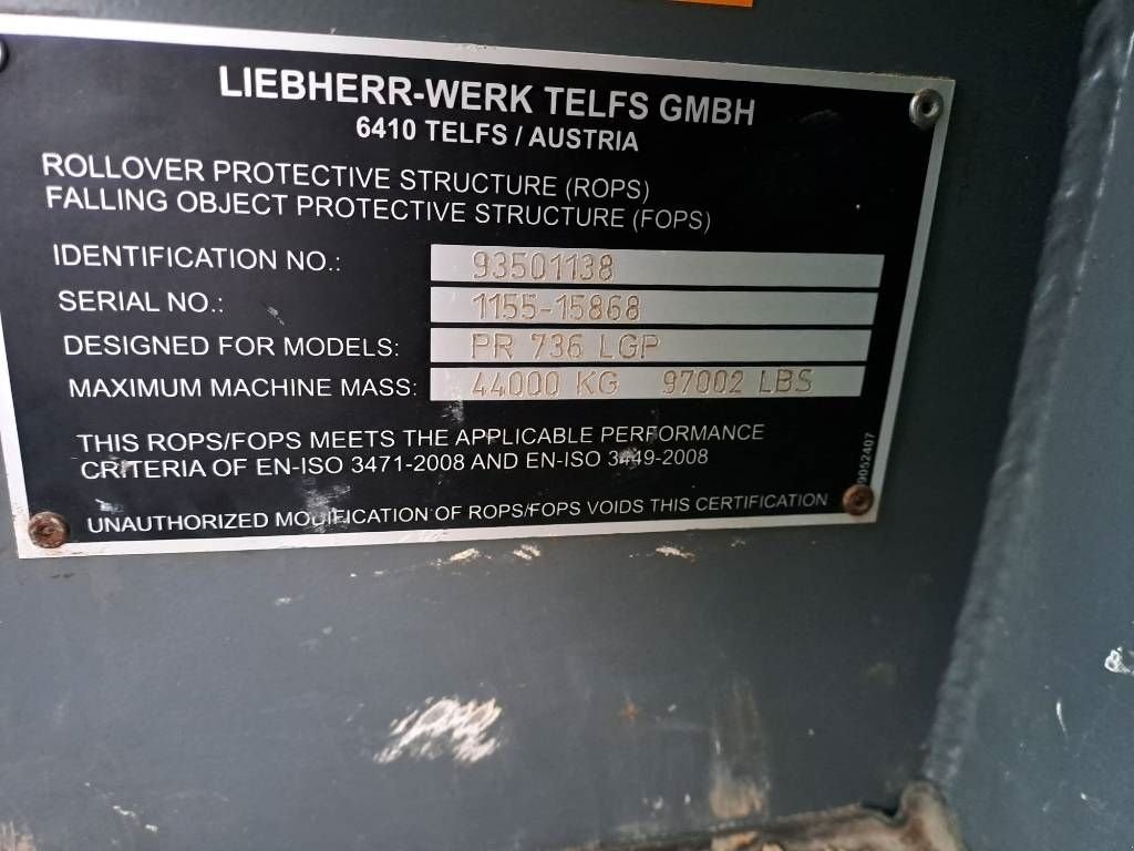 Bulldozer des Typs Liebherr PR 736 LGP, Gebrauchtmaschine in Stabroek (Bild 10)