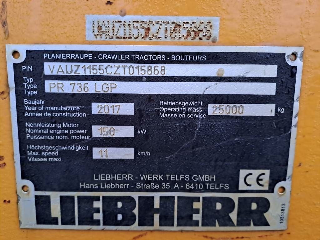 Bulldozer des Typs Liebherr PR 736 LGP, Gebrauchtmaschine in Stabroek (Bild 5)