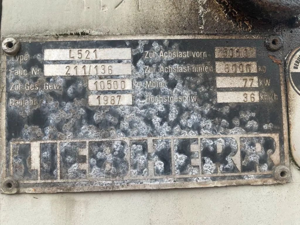 Bulldozer типа Liebherr Wiellader 521, Gebrauchtmaschine в Kerkrade (Фотография 6)