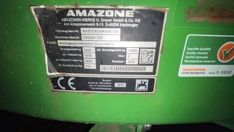 Direktsaatmaschine tip Amazone ADP 4003 Super, Gebrauchtmaschine in Sakskøbing (Poză 4)