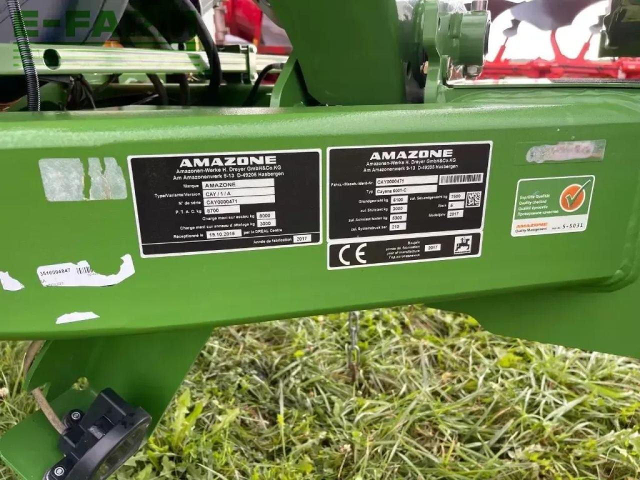 Direktsaatmaschine of the type Amazone cayenna 6001-c, Gebrauchtmaschine in CHAUVONCOURT (Picture 10)