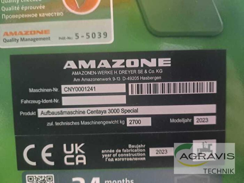 Direktsaatmaschine des Typs Amazone CENTAYA 3000 SPECIAL, Neumaschine in Melle-Wellingholzhausen (Bild 20)