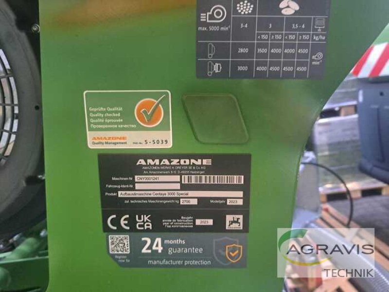 Direktsaatmaschine des Typs Amazone CENTAYA 3000 SPECIAL, Neumaschine in Melle-Wellingholzhausen (Bild 19)