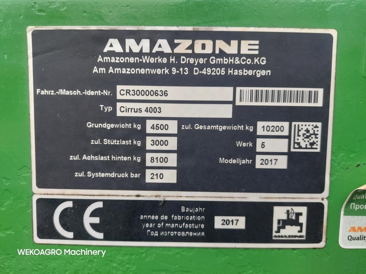 Direktsaatmaschine от тип Amazone Cirrus 4003 C, Gebrauchtmaschine в Hammel (Снимка 16)