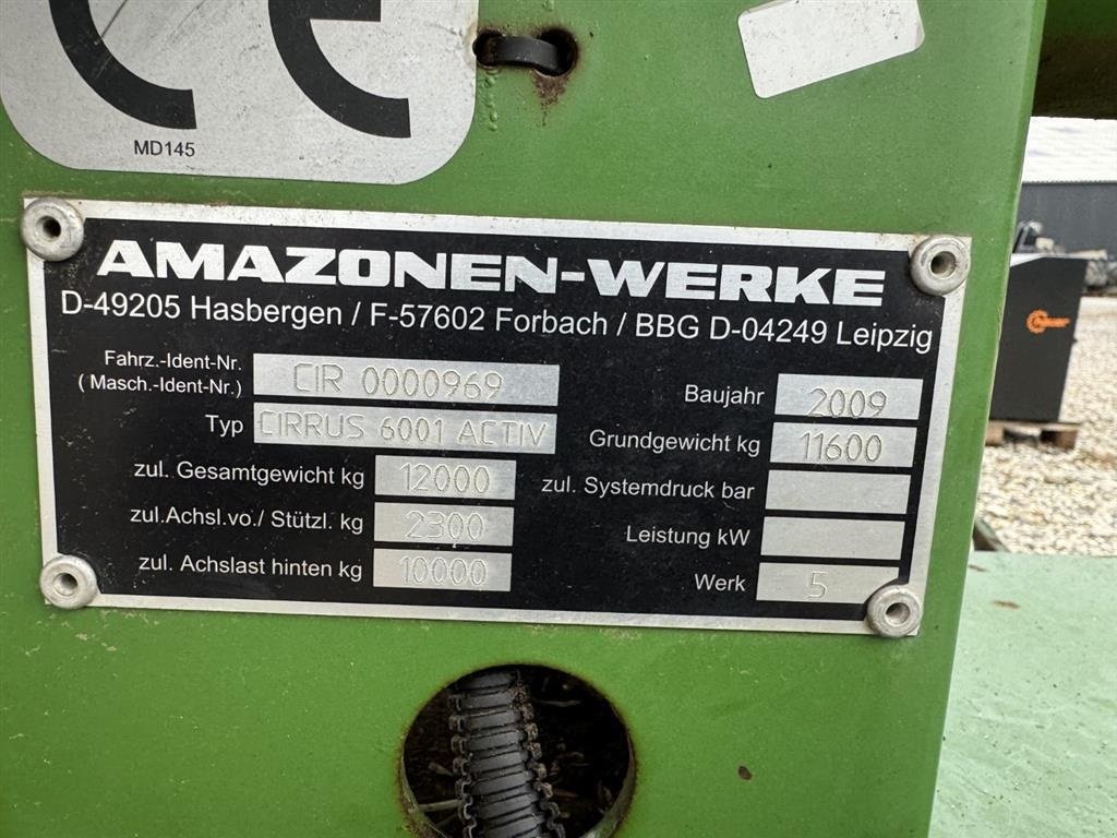 Direktsaatmaschine typu Amazone CIRRUS 6001 ACTIVE Med Rotorharve, Gebrauchtmaschine w Hadsten (Zdjęcie 3)