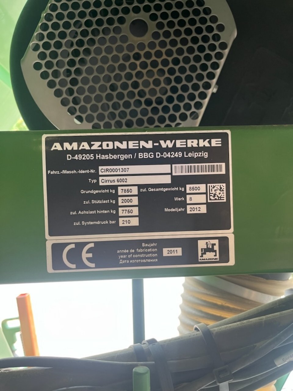 Direktsaatmaschine Türe ait Amazone CIRRUS 6002, Gebrauchtmaschine içinde VERT TOULON (resim 4)