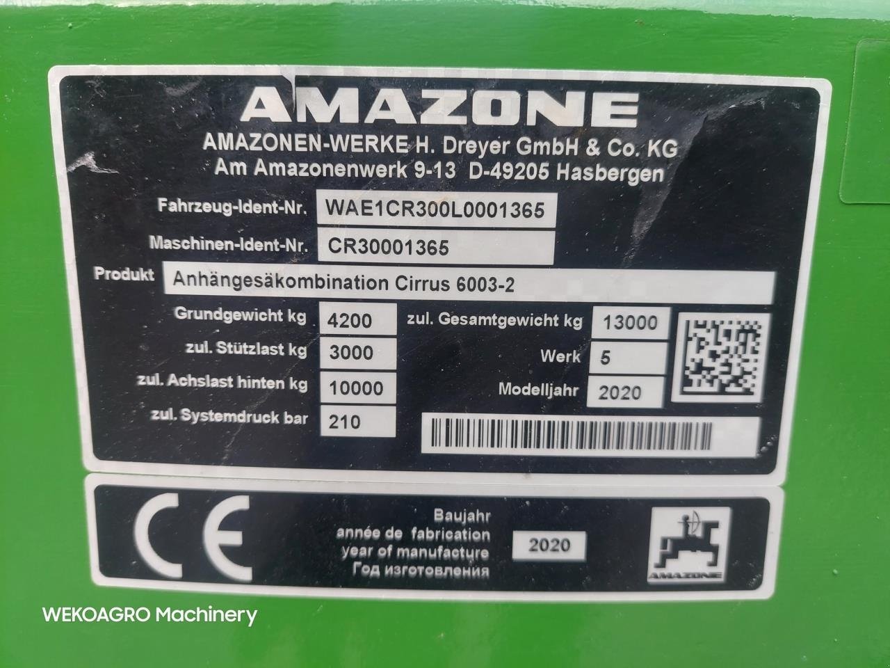 Direktsaatmaschine a típus Amazone Cirrus 6003-2C med GreenDrill, Gebrauchtmaschine ekkor: Hammel (Kép 16)