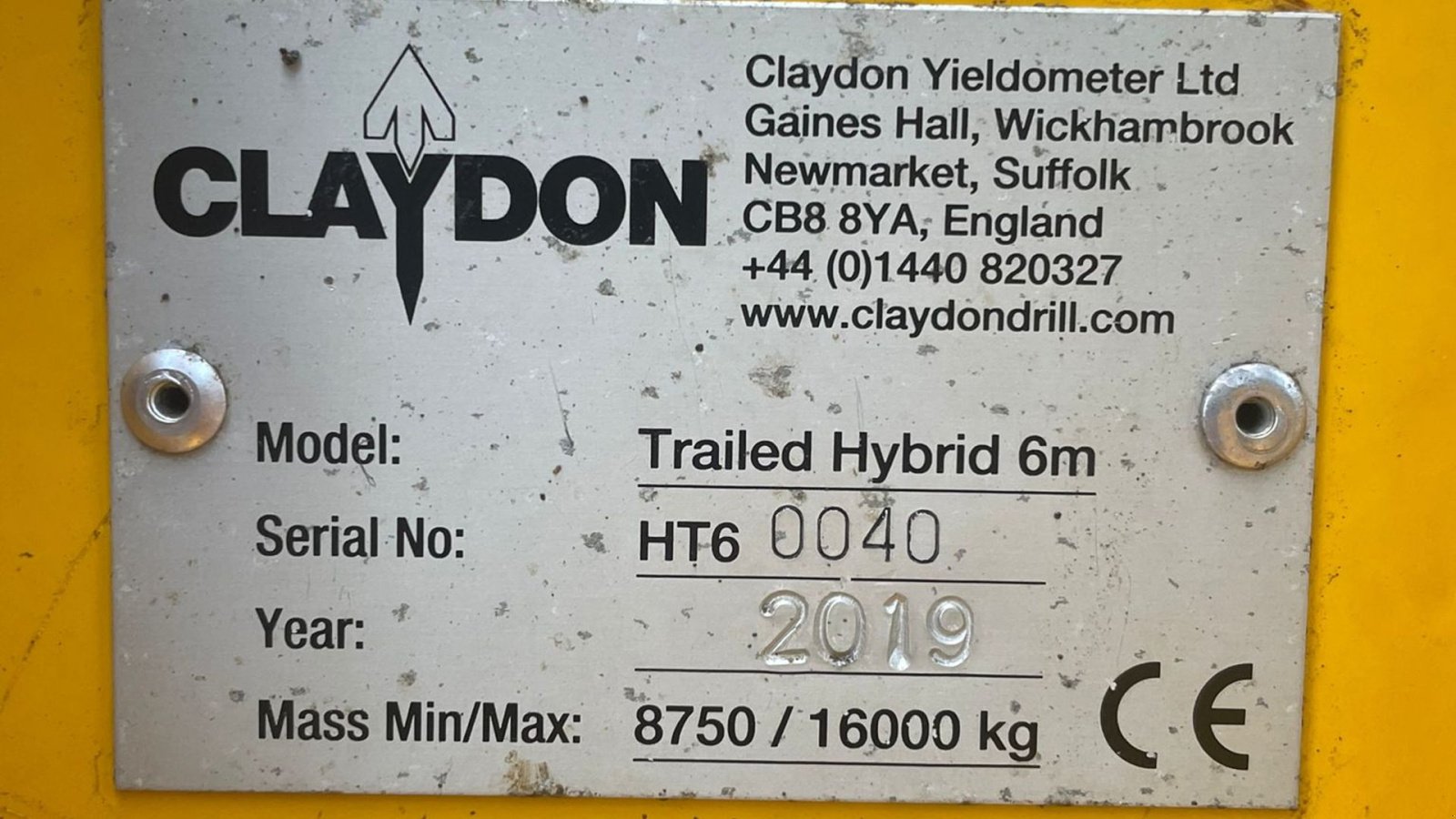 Direktsaatmaschine типа Claydon Claydon Hybrid T6 Strip-Till, Gebrauchtmaschine в Hobro (Фотография 6)