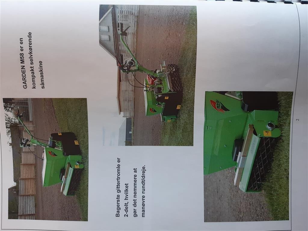 Direktsaatmaschine Türe ait Garden Star m58e, Gebrauchtmaschine içinde Rødekro (resim 5)