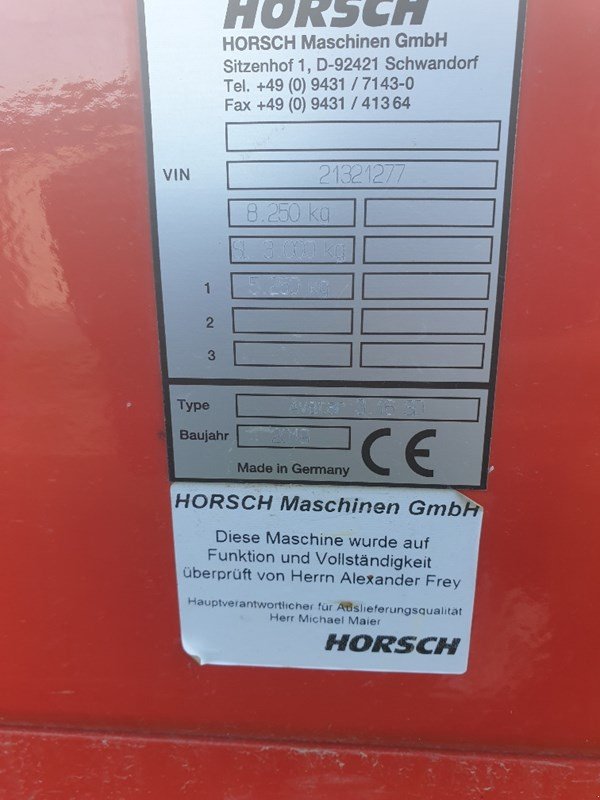 Direktsaatmaschine des Typs Horsch Avatar 3.16 SD, Gebrauchtmaschine in Balterswil (Bild 4)