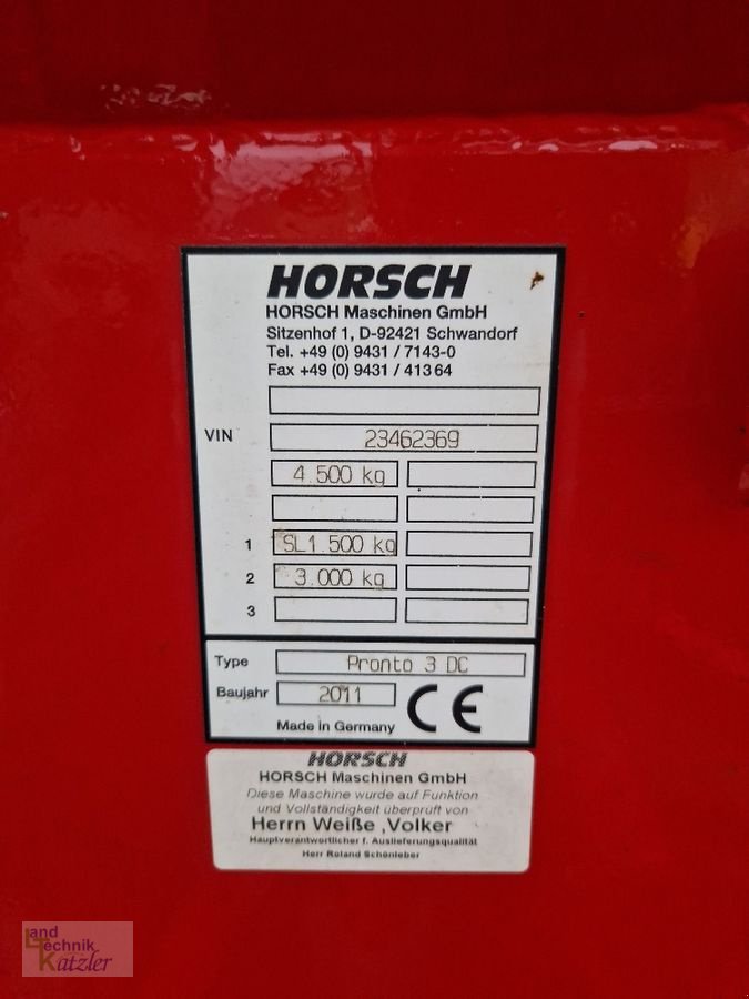 Direktsaatmaschine typu Horsch Horsch Pronto 3 DC, Gebrauchtmaschine v Deutsch-Wagram (Obrázek 10)