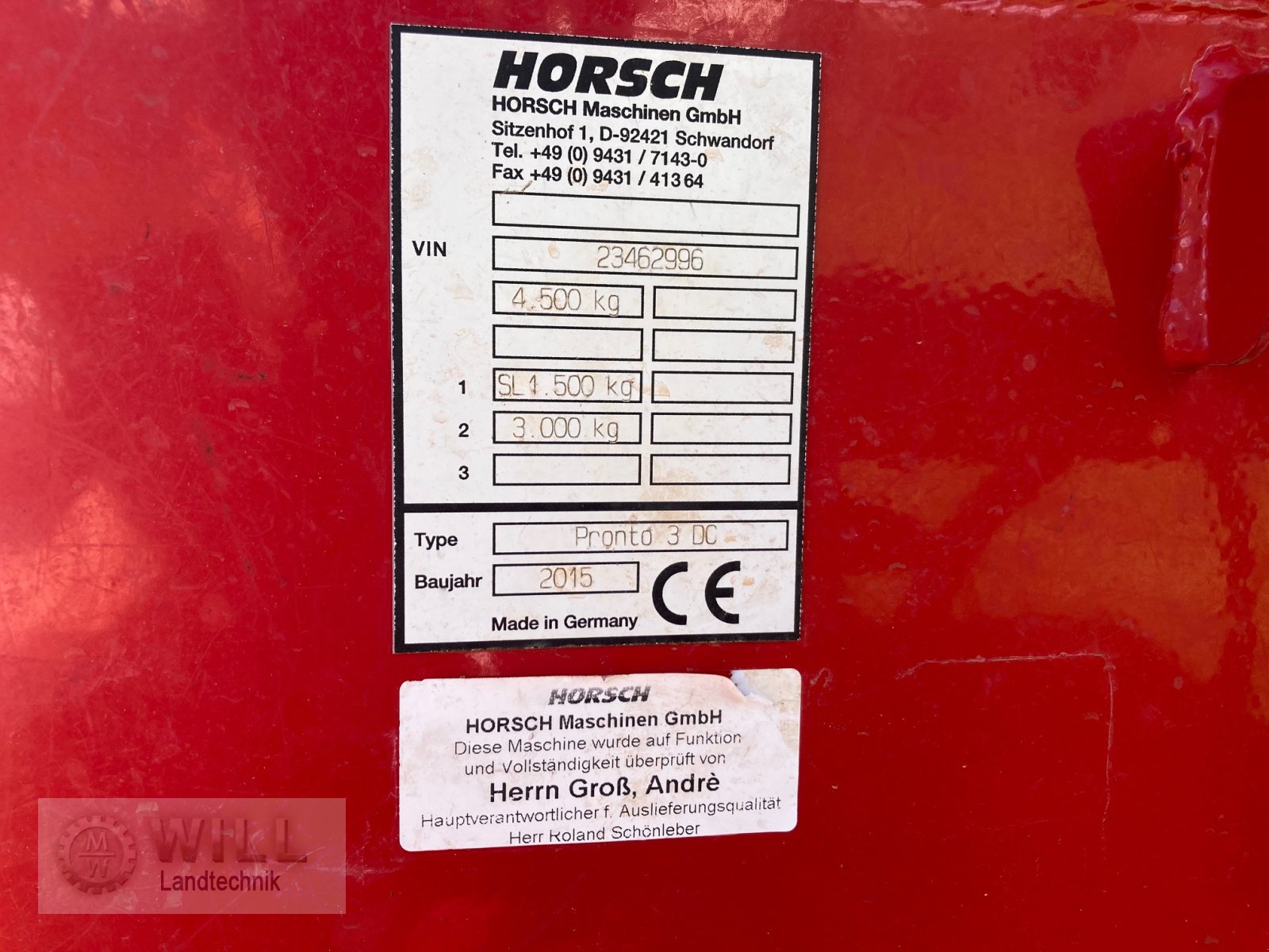Direktsaatmaschine tip Horsch Pronto 3 DC, Gebrauchtmaschine in Rudendorf (Poză 7)