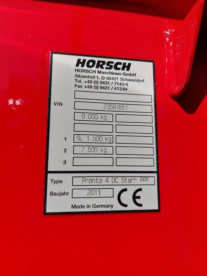 Direktsaatmaschine Türe ait Horsch Pronto 4 DC PPF, Gebrauchtmaschine içinde Hammel (resim 16)