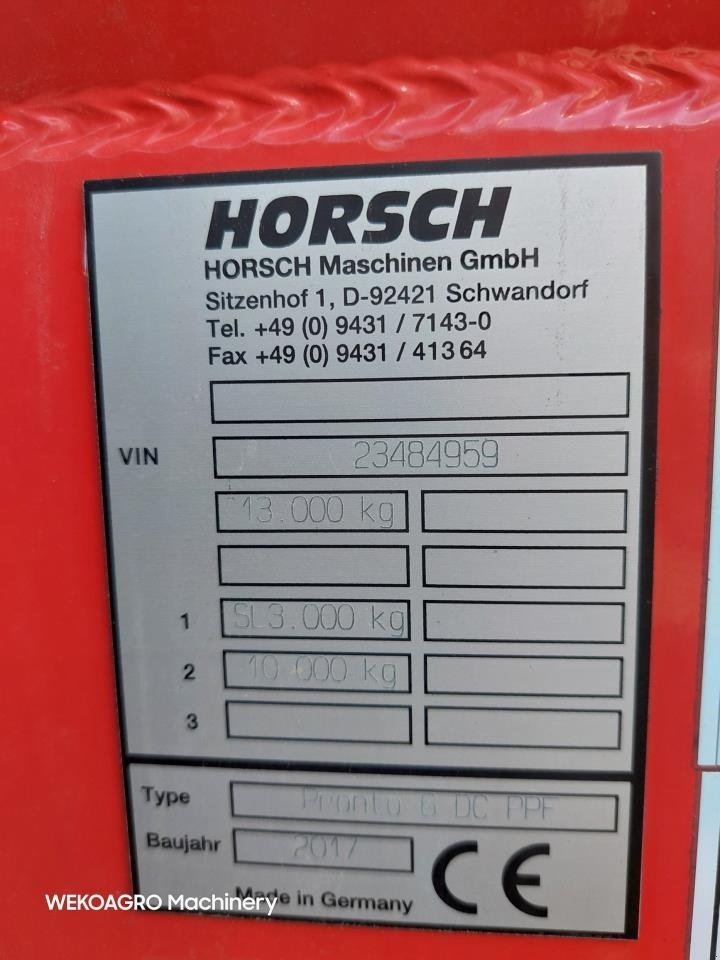 Direktsaatmaschine tip Horsch Pronto 6 DC PPF med Duodrill, Gebrauchtmaschine in Hammel (Poză 16)