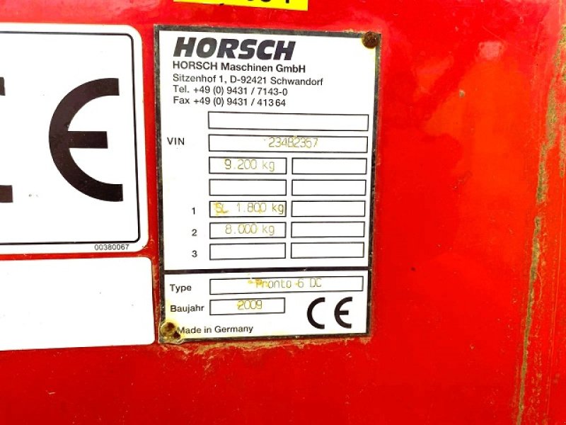 Direktsaatmaschine des Typs Horsch PRONTO 6 DC, Gebrauchtmaschine in LE PONT CHRETIEN (Bild 9)