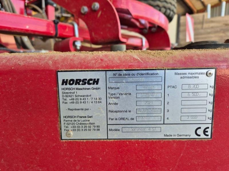 Direktsaatmaschine tip Horsch SPRINTER4ST, Gebrauchtmaschine in CHAUMONT (Poză 2)