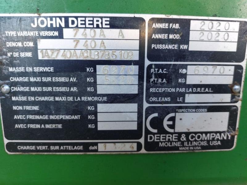 Direktsaatmaschine tip John Deere 740A, Gebrauchtmaschine in CHAUMONT (Poză 1)