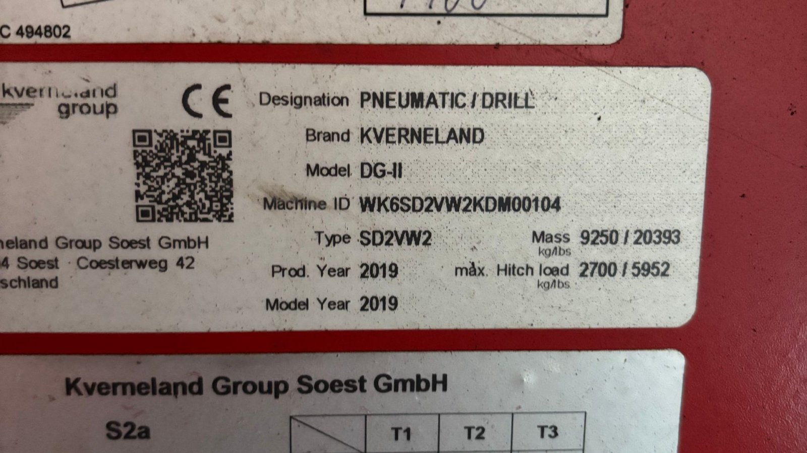 Direktsaatmaschine типа Kverneland DG-II, Gebrauchtmaschine в Horsens (Фотография 4)