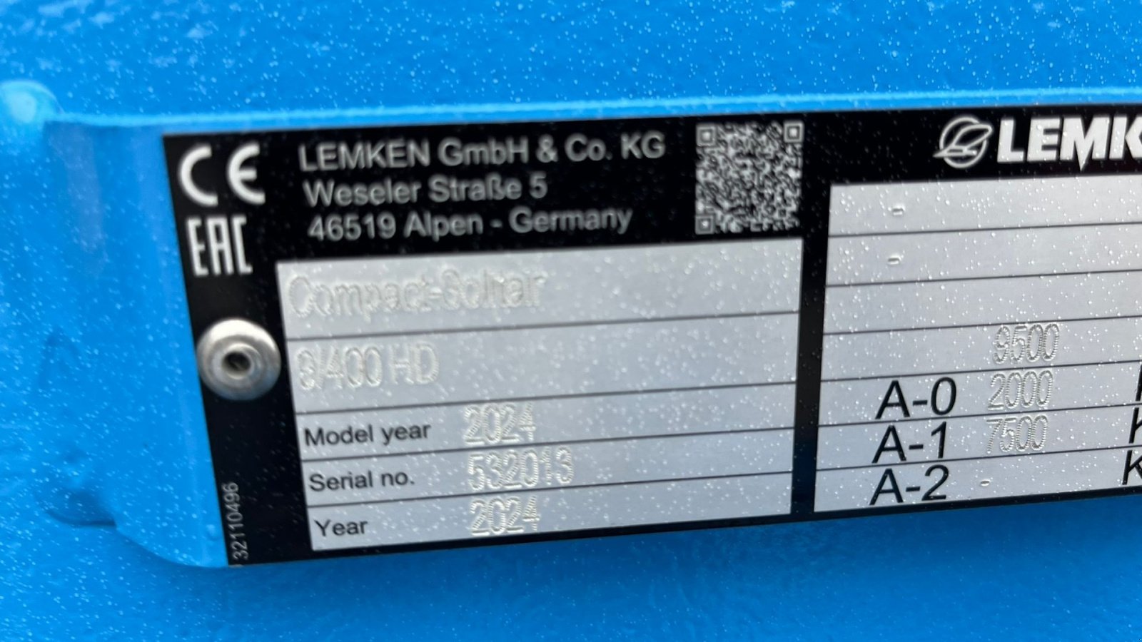 Direktsaatmaschine du type Lemken COMPACT-SOLITAIR 9/400 HD 167 Bugseret, Gebrauchtmaschine en Nørager (Photo 5)