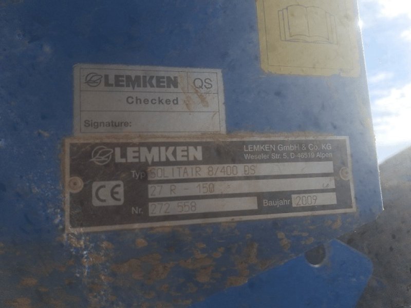Direktsaatmaschine typu Lemken SOLITAIR 8/400, Gebrauchtmaschine v PITHIVIERS Cedex (Obrázek 5)