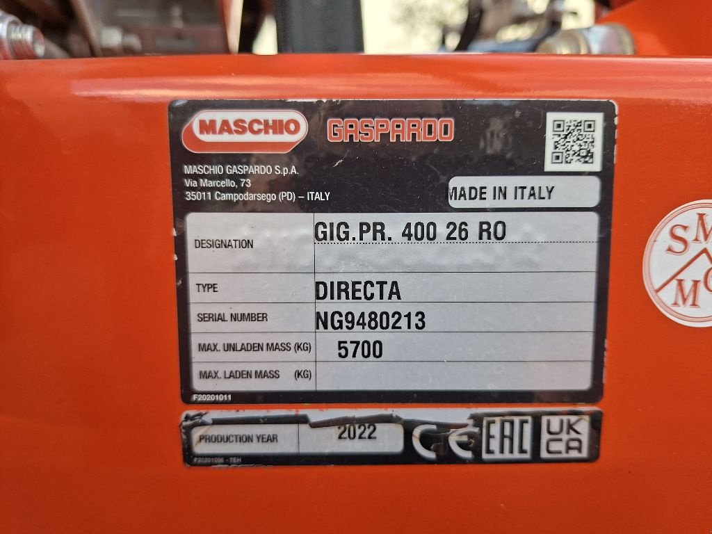 Direktsaatmaschine des Typs Maschio Gigante 400, Gebrauchtmaschine in BRACHY (Bild 11)