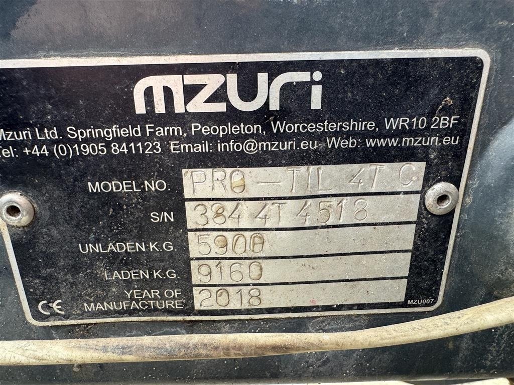 Direktsaatmaschine of the type Mzuri Pro-Till 4T Med en del extra tilbehør/reservedele, Gebrauchtmaschine in Nykøbing Falster (Picture 10)