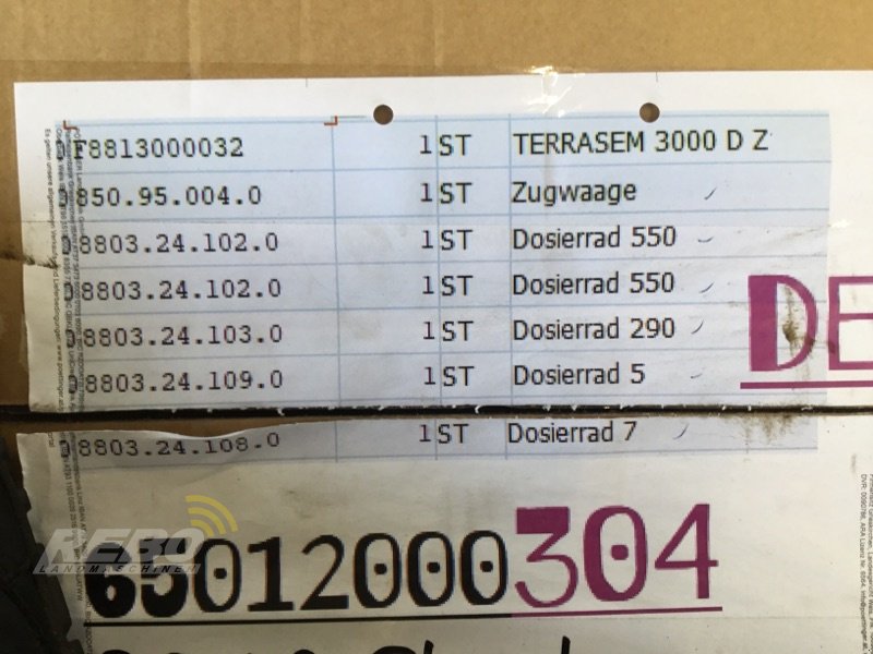 Direktsaatmaschine des Typs Pöttinger Terrasem 3000 DZ, Neumaschine in Visbek/Rechterfeld (Bild 20)