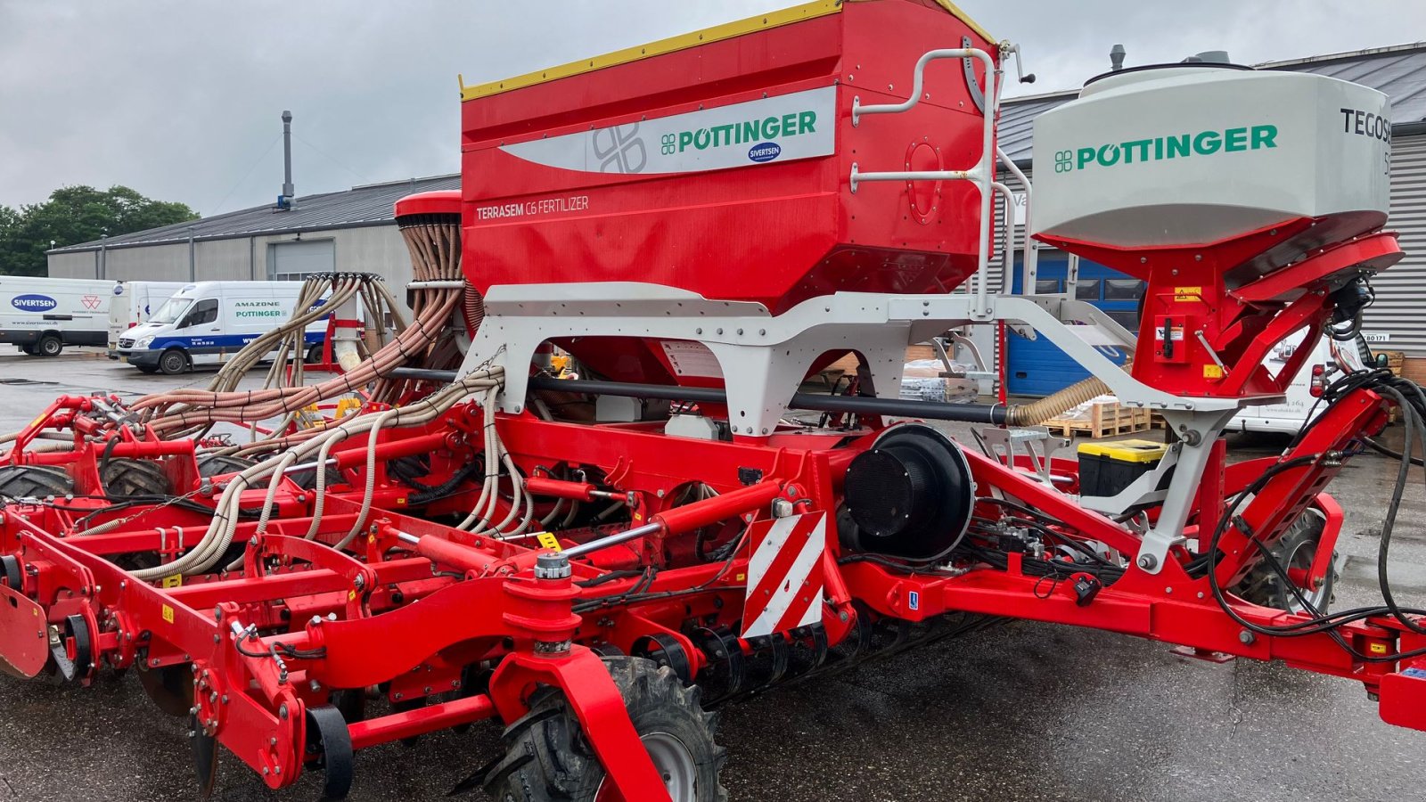 Direktsaatmaschine typu Pöttinger Terrasem C6 Fertilizer m. Tegosem 500, Gebrauchtmaschine v Roskilde (Obrázek 2)