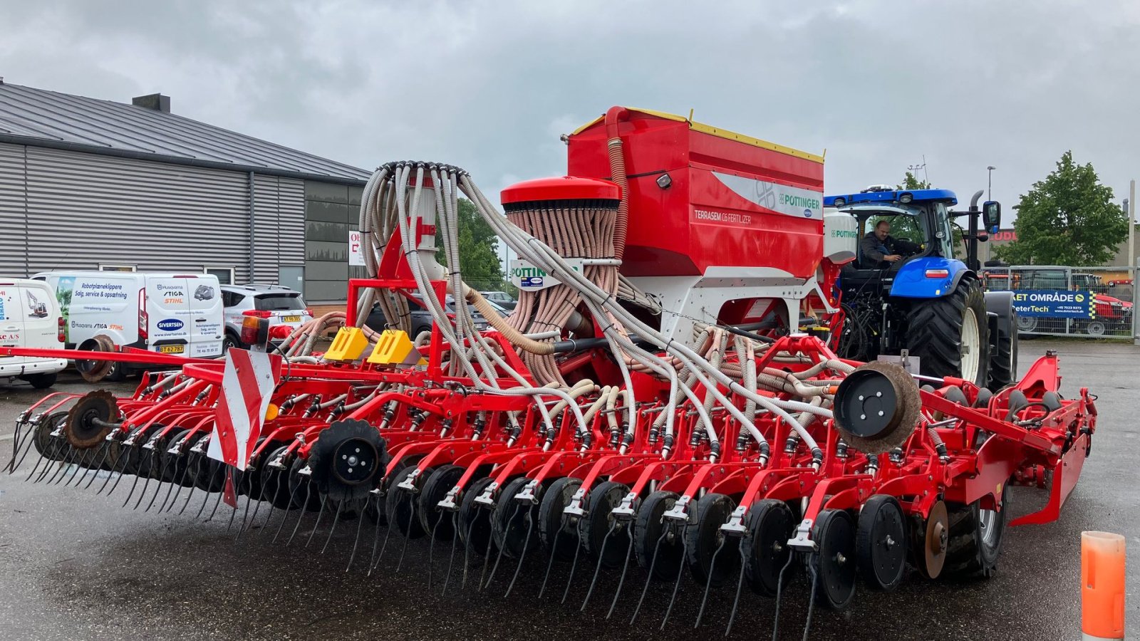 Direktsaatmaschine typu Pöttinger Terrasem C6 Fertilizer m. Tegosem 500, Gebrauchtmaschine v Roskilde (Obrázek 4)