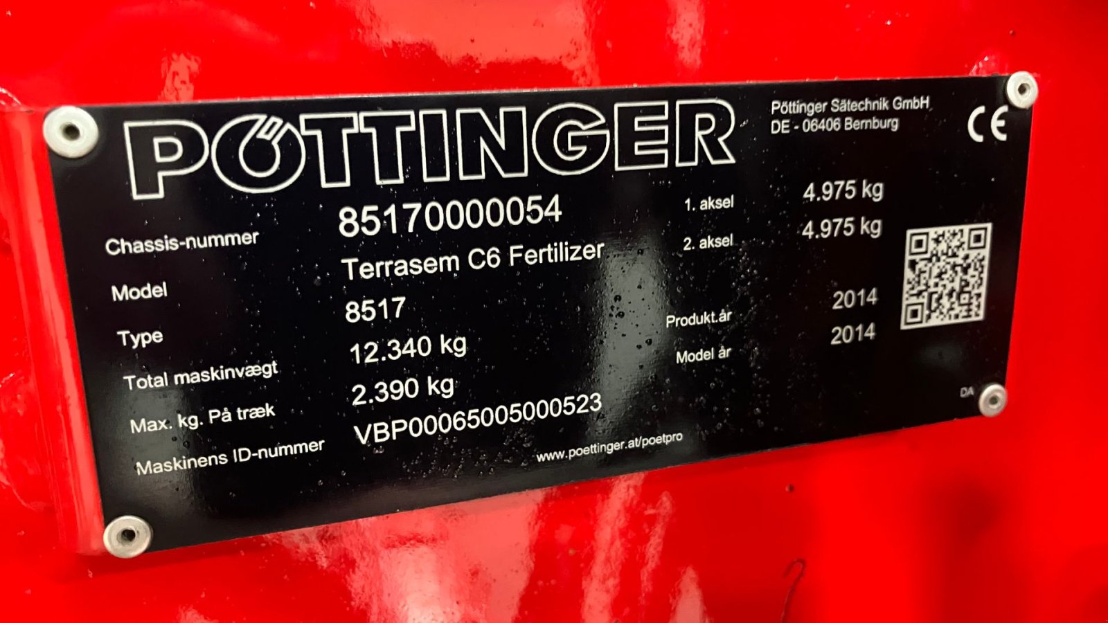 Direktsaatmaschine a típus Pöttinger Terrasem C6 Fertilizer, Gebrauchtmaschine ekkor: Roskilde (Kép 18)