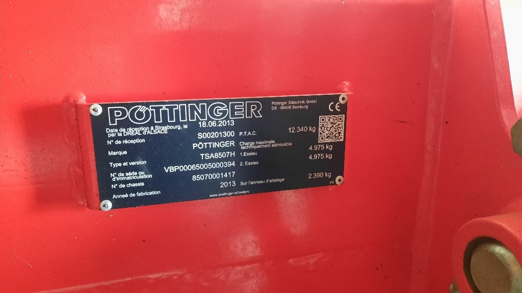 Direktsaatmaschine typu Pöttinger TERRASEM C6, Gebrauchtmaschine v CHAUMONT (Obrázek 7)