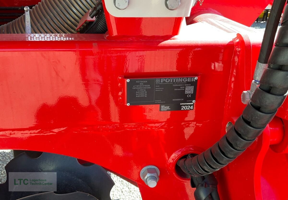 Direktsaatmaschine Türe ait Pöttinger Terrasem V6000D, Neumaschine içinde Korneuburg (resim 10)