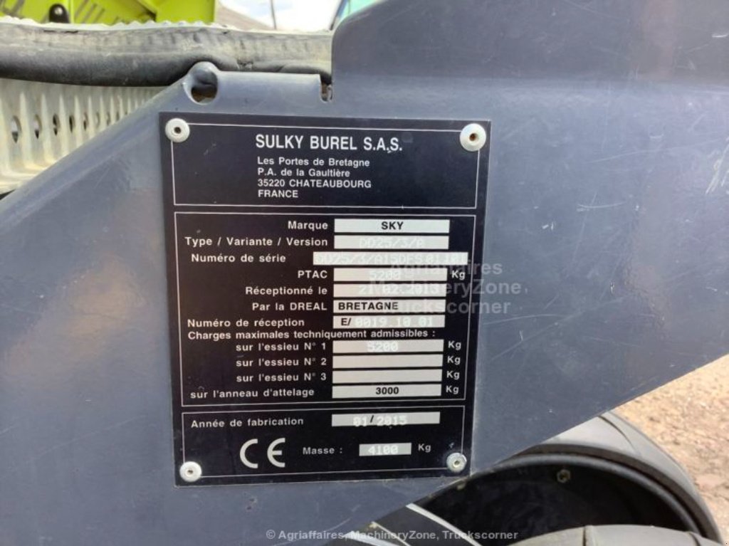 Direktsaatmaschine typu SKY EASYDRILL 3 M., Gebrauchtmaschine w BRAS SUR MEUSE (Zdjęcie 7)